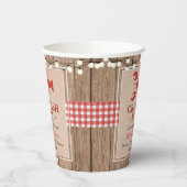 Gobelets En Papier Crawfish Boil Homard Rustic Graduation Party (Gauche)