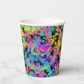 Gobelets En Papier crayon fondu multicolore : (Verso)