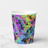 Gobelets En Papier crayon fondu multicolore : (Gauche)