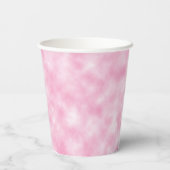 Gobelets En Papier Création de nuages rose et blanc Abstrait Motif (Verso)