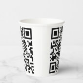 Gobelets En Papier Création instantanée de code QR (en entrant votre  (Droite)