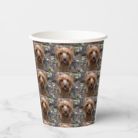 Gobelets En Papier Créer votre propre photo personnalisée (Recto)