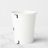 Gobelets En Papier Créez votre propre (Gauche)