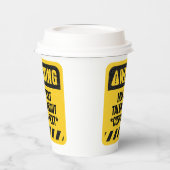 Gobelets En Papier Créez votre propre avertissement ! Peut Commencer (Gauche)