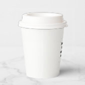 Gobelets En Papier Créez votre propre blanc (Droite)