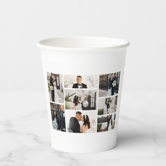 Gobelets En Papier Créez votre propre collection de photos 8 (Verso)