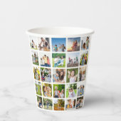 Gobelets En Papier Créez votre propre collection photo 25 modifiable (Recto)