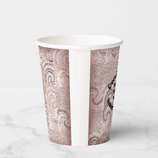 Gobelets En Papier Créez votre propre conception personnalisée (Droite)