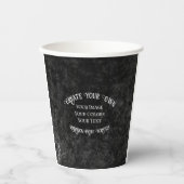 Gobelets En Papier Créez votre propre conception personnalisée (Recto)
