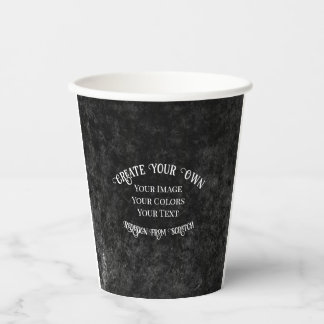 Gobelets En Papier Créez votre propre conception personnalisée