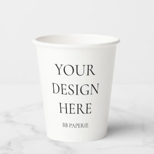 Gobelets En Papier Créez votre propre personnalisation