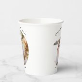 Gobelets En Papier Créez votre propre photo de mariage élégante perso (Gauche)