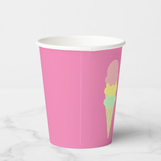 Gobelets En Papier Crème de glace extra Scoop (Droite)