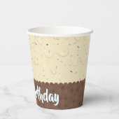 Gobelets En Papier Crème Glacée (Verso)