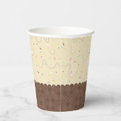 Gobelets En Papier Crème Glacée (Droite)