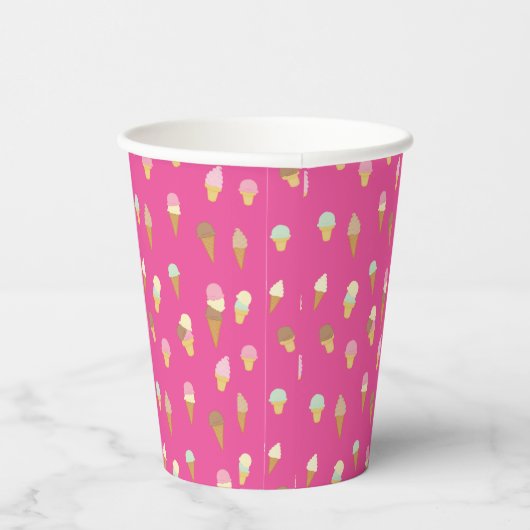 Gobelets En Papier Crème glacée (Droite)