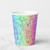 Gobelets En Papier cristal arc-en-ciel gelé : (Gauche)