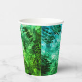 Gobelets En Papier Cristaux Verts (Droite)