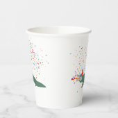 Gobelets En Papier Crocodile d'alligator - Animaux ayant une fête (Gauche)