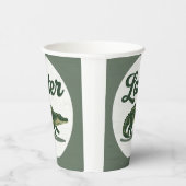 Gobelets En Papier Crocodile plus tard : Un adieu élégant (Droite)