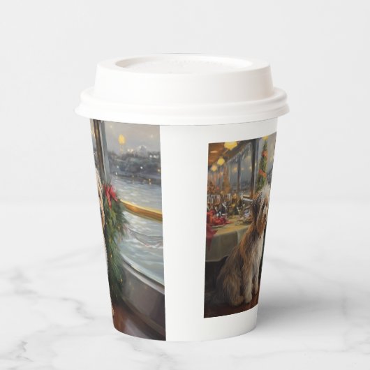 Gobelets En Papier Croisière de Noël Biewsome Terrier : Pawsome Holid (Gauche)