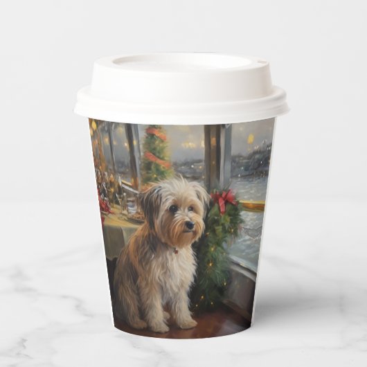 Gobelets En Papier Croisière de Noël Biewsome Terrier : Pawsome Holid (Recto)