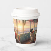 Gobelets En Papier Croisière de Noël carlin : Pawsome Holiday Delft (Verso)