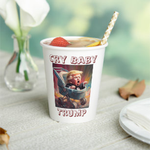 Gobelets En Papier Cry Baby Trump Paper Cup