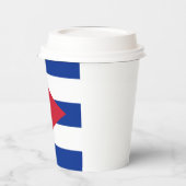 Gobelets En Papier Cuba drapeau tasse de papier (Gauche)