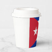 Gobelets En Papier Cuba drapeau tasse de papier (Droite)