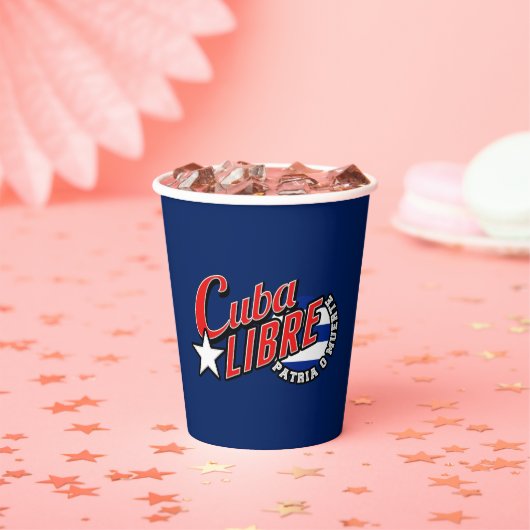 Gobelets En Papier Cuba Libre Motto (Insitu)