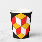Gobelets En Papier cubes 3d (Verso)