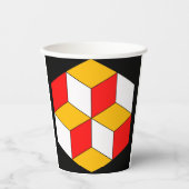 Gobelets En Papier cubes 3d (Recto)