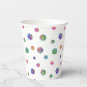 Gobelets En Papier Cueille une petite fleur  (Verso)