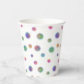 Gobelets En Papier Cueille une petite fleur  (Recto)