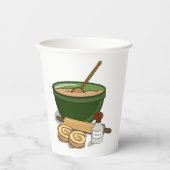 Gobelets En Papier Cuisine confortable Ingrédients Cuisine confortabl (Recto)