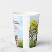 Gobelets En Papier Cuisine de réunion en famille dans la tasse de pap (Droite)