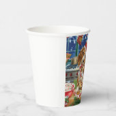 Gobelets En Papier Cuisine de vacances beagle : Noël festif (Droite)