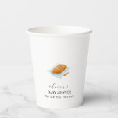 Gobelets En Papier Cuisson Rustique Dans Le Baby shower Du Four (Verso)