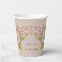 Cuivre Brown Floral Accentué