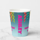 Gobelets En Papier CUP ANNIVERSAIRE (modifiable) (Gauche)