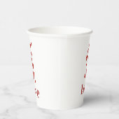 Gobelets En Papier Cup of LOVE with hearts. (Droite)