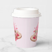 Gobelets En Papier Cupcake de Saint Valentin, Cookie, Traitements (Droite)