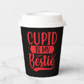 Gobelets En Papier cupide est ma bestie (Verso)