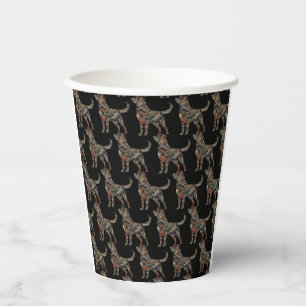 Gobelets En Papier Cups de café en papier Labrador Retriever