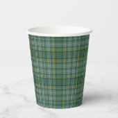 Gobelets En Papier Currie Clan Tartan Tasses En Papier Plaid (Verso)