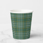Gobelets En Papier Currie Clan Tartan Tasses En Papier Plaid (Gauche)