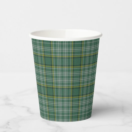 Gobelets En Papier Currie Clan Tartan Tasses En Papier Plaid (Gauche)