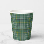 Gobelets En Papier Currie Clan Tartan Tasses En Papier Plaid (Recto)