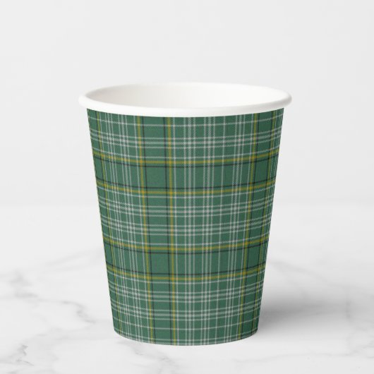Gobelets En Papier Currie Clan Tartan Tasses En Papier Plaid (Recto)
